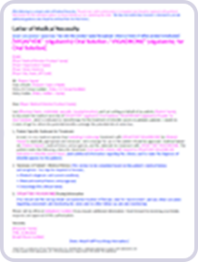 Sample Letter of Medical Necessity image